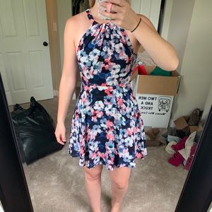 NWT EXPRESS halter neck dress